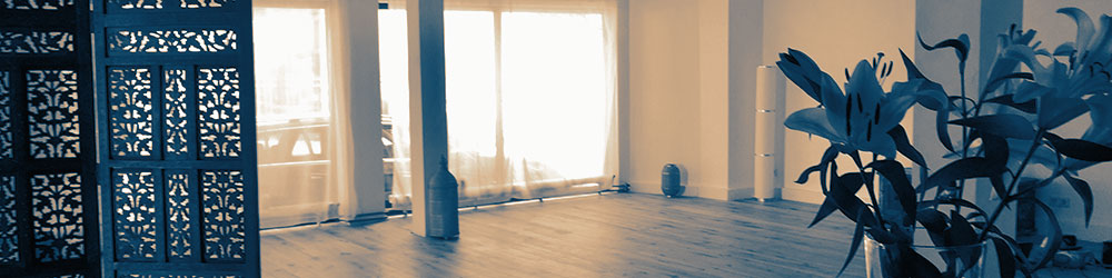 Der Yogasalon - Blick ins Studio